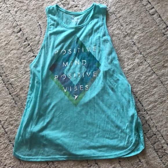 Positive mind positive vibes old navy active top - Picture 5 of 9